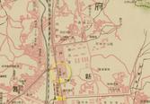 경룡관이 표시된 지도(1924)