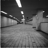 개통 직전의 지하철 1호선 지하역사