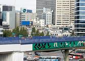 공사가 진행되고 있는 서울역 고가도로