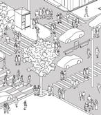 2017년 상상마당 : 상상마당 앞 사거리